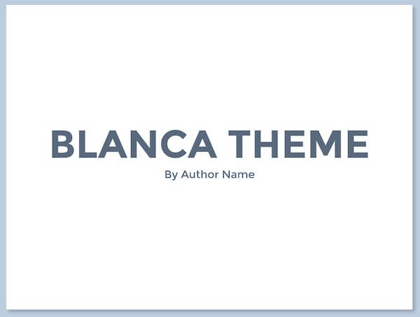 Blanca